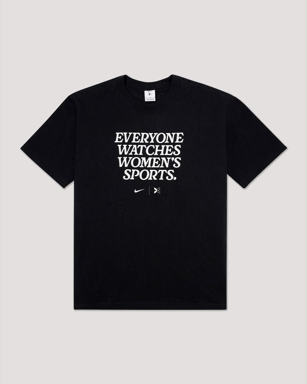 Everyone Watches Women's Sports™ Black Tee – Togethxr