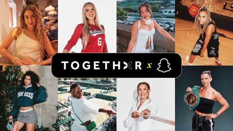 TOGETHXR and Snapchat Reveal New ‘Snap the Gap’ Athlete Cohort in Renewed Partnership to Elevate Content Creators