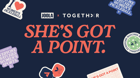 JOOLA and TOGETHXR Launch "She's Got a Point" to Elevate the Women Shaping Pickleball