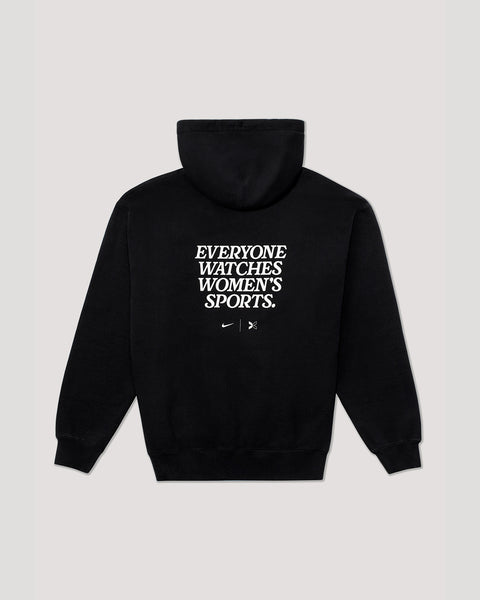 Everyone Watches Women's Sports™ Black Hoodie