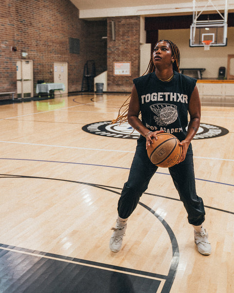 Hoop Academy Tee - Black and White