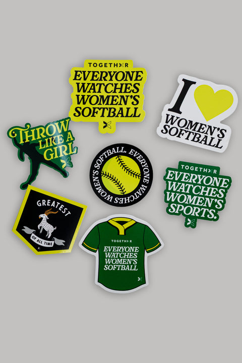 EWWS™ Sticker Pack: Softball